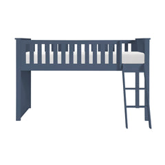 Nora Blue Low Loft Bunk - Ornate Home