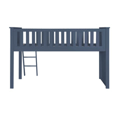 Nora Blue Low Loft Bunk - Ornate Home