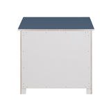 Nora Blue Nightstand - Ornate Home