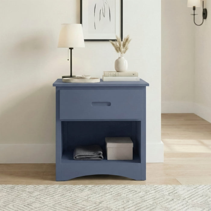Nora Blue Nightstand - Ornate Home