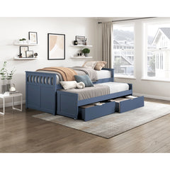 Nora Blue Storage Boxes - Ornate Home