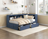 Nora Blue Storage Boxes - Ornate Home
