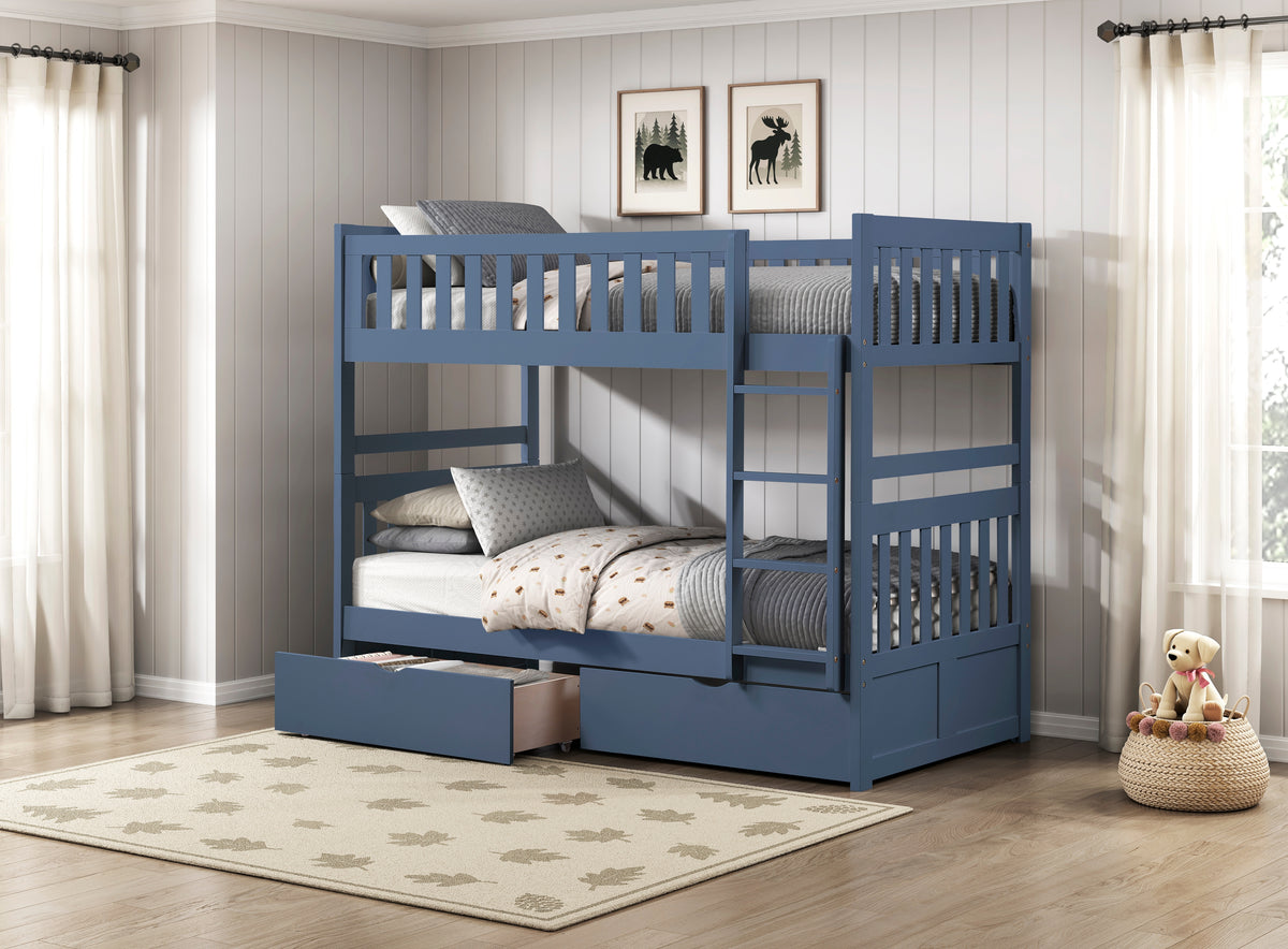 Nora Blue Storage Boxes - Ornate Home