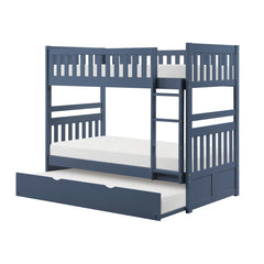 Nora Blue Twin Bunk Bed - Ornate Home