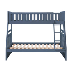 Nora Blue Twin/Full Bunk Bed - Ornate Home