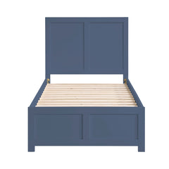 Nora Blue Twin Platform Bed - Ornate Home