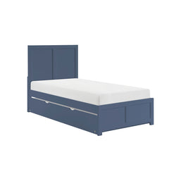 Nora Blue Twin Platform Bed - Ornate Home