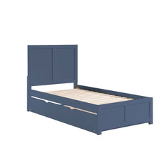 Nora Blue Twin Platform Bed - Ornate Home