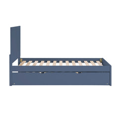 Nora Blue Twin Platform Bed - Ornate Home