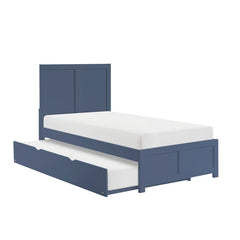 Nora Blue Twin Platform Bed - Ornate Home