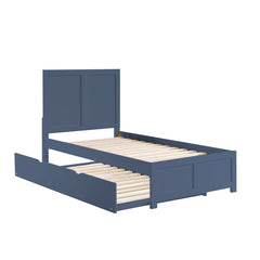 Nora Blue Twin Platform Bed - Ornate Home