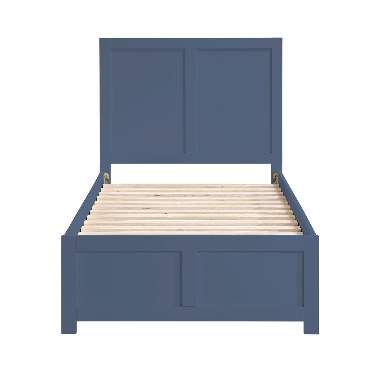 Nora Blue Twin Platform Bed - Ornate Home