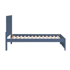 Nora Blue Twin Platform Bed - Ornate Home