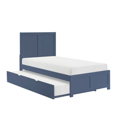 Nora Blue Twin Platform Bed - Ornate Home