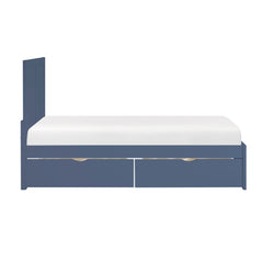 Nora Blue Twin Platform Bed - Ornate Home