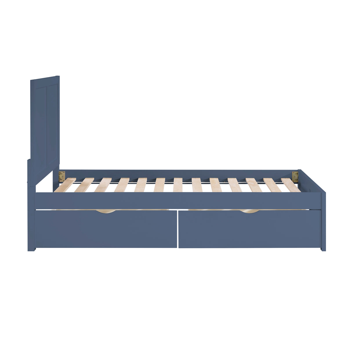 Nora Blue Twin Platform Bed - Ornate Home