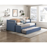 Nora Blue Twin Trundle - Ornate Home