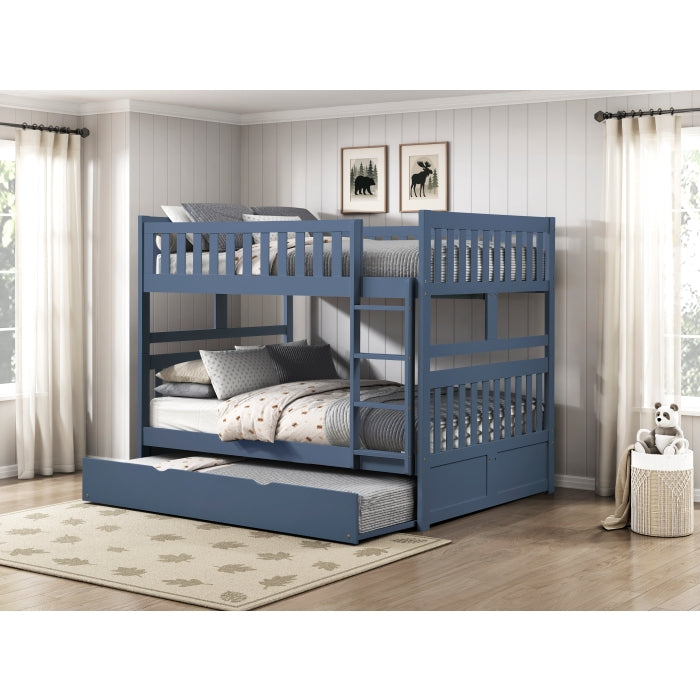 Nora Blue Twin Trundle - Ornate Home