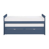 Nora Blue Twin/ Twin Bed - Ornate Home