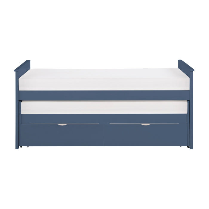 Nora Blue Twin/ Twin Bed - Ornate Home
