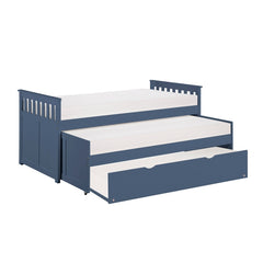 Nora Blue Twin/ Twin Bed - Ornate Home