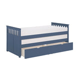 Nora Blue Twin/ Twin Bed - Ornate Home