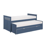 Nora Blue Twin/ Twin Bed - Ornate Home