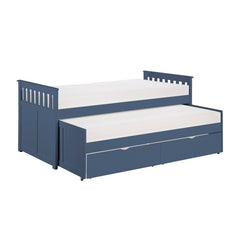 Nora Blue Twin/ Twin Bed - Ornate Home