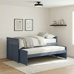 Nora Blue Twin/ Twin Bed - Ornate Home