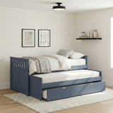 Nora Blue Twin/ Twin Bed - Ornate Home