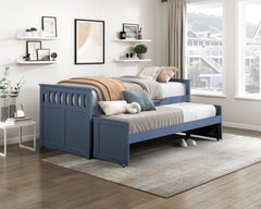 Nora Blue Twin/ Twin Bed - Ornate Home
