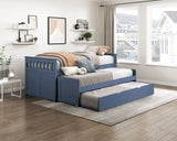 Nora Blue Twin/ Twin Bed - Ornate Home