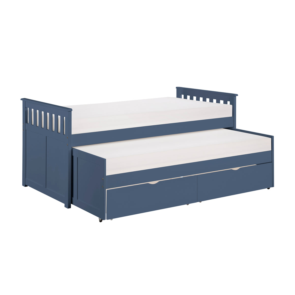 Nora Blue Twin/ Twin Bed - Ornate Home