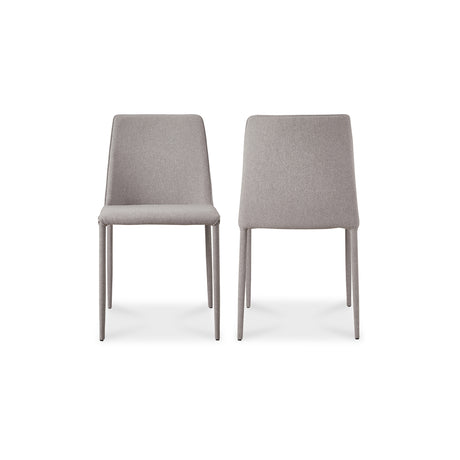 Nora Light Grey Dining Chair (Set of 2) - Ornate Home