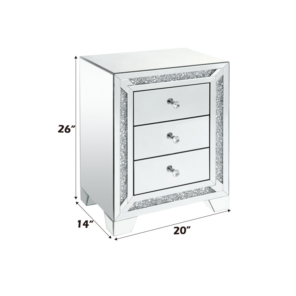 Noralie 3 Drawers Accent Table - Ornate Home