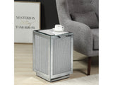 Noralie  Accent Table with Faux Diamond Inlay - Ornate Home