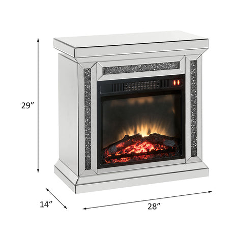 Noralie Angled Frame Fireplace - Ornate Home