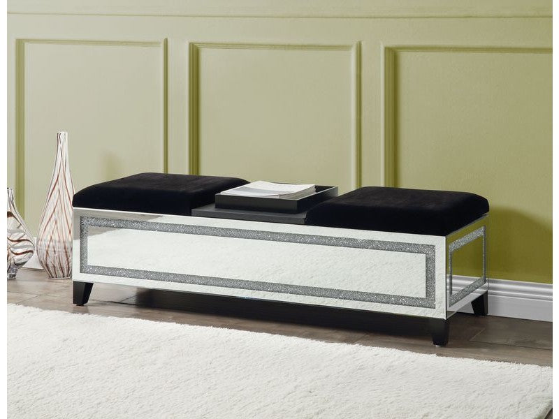 Noralie Bench w/Storage - Ornate Home