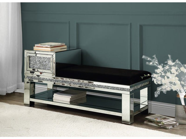 Noralie Bench w/Storage - Ornate Home