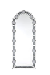 Noralie Beveled Mirrored Floor Mirror - Ornate Home