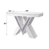 Noralie Console Table V Shape - Ornate Home