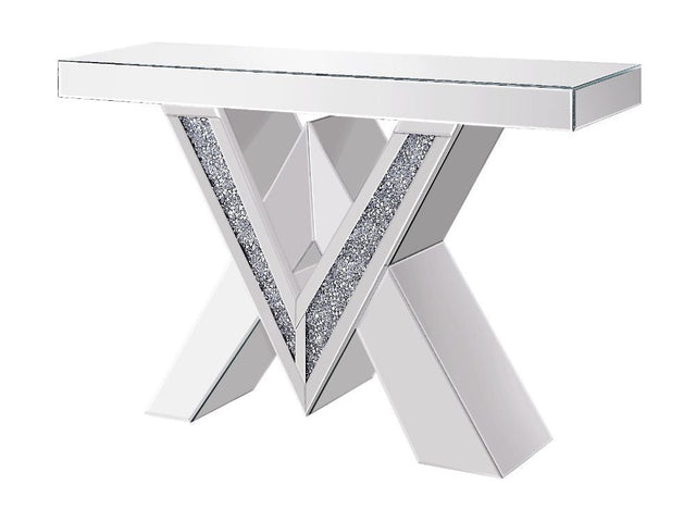 Noralie Console Table V Shape - Ornate Home