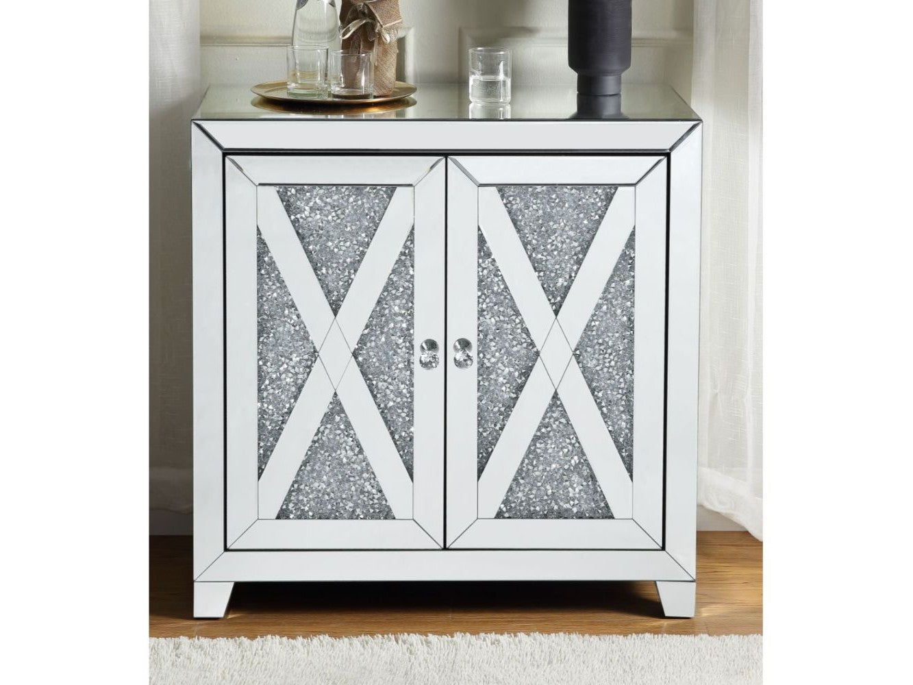 Noralie Console Table w/ 2 Doors - Ornate Home