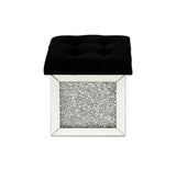 Noralie Cube Ottoman w/Storage - Ornate Home