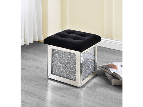 Noralie Cube Ottoman w/Storage - Ornate Home