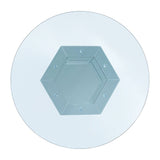 Noralie Dining Table Angular Hexagonal Base - Ornate Home