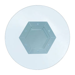 Noralie Dining Table Angular Hexagonal Base - Ornate Home