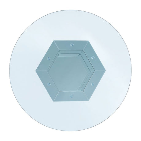 Noralie Dining Table Angular Hexagonal Base - Ornate Home