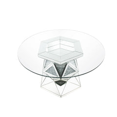 Noralie Dining Table Hexagonal Base - Ornate Home