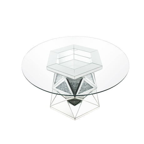 Noralie Dining Table Hexagonal Base - Ornate Home